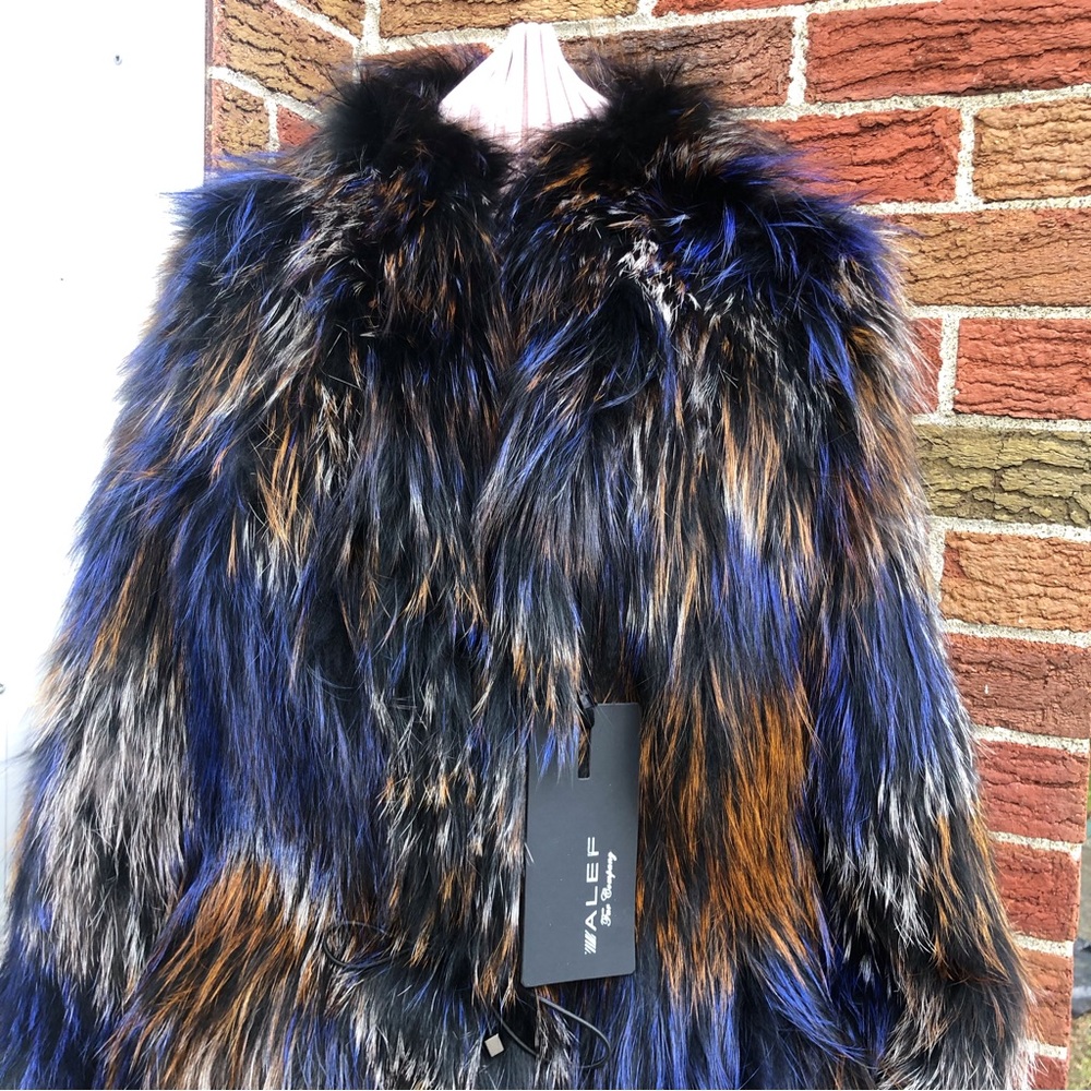 NWT Silver Fox CERTIFIED 100% real FUR COAT - Picture 3 of 16